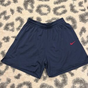 Men’s Nike Size L Navy Authentics Mesh Shorts